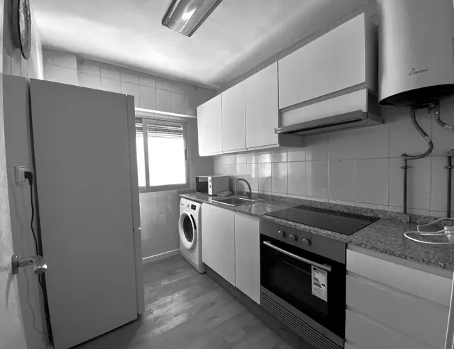 Foto de cocina en un piso en alquiler