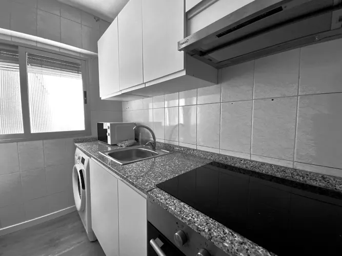 Foto de cocina en un piso en alquiler