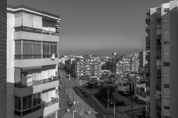 Foto de vistas en un piso en alquiler