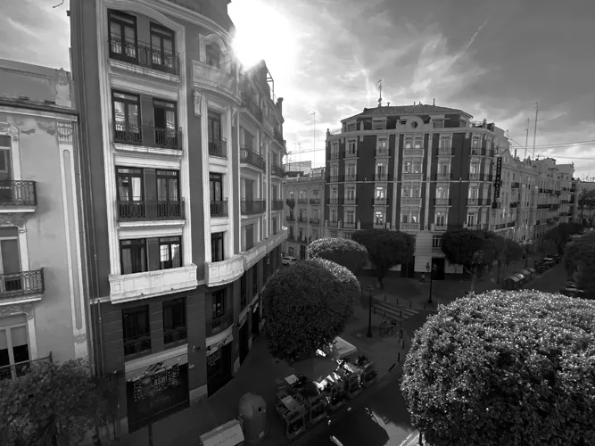 Foto de vistas en un piso en alquiler