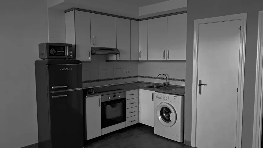 Foto de cocina en un piso en alquiler