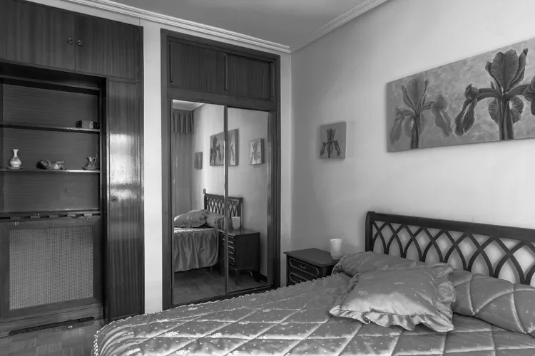 Foto de dormitorio en un piso en alquiler