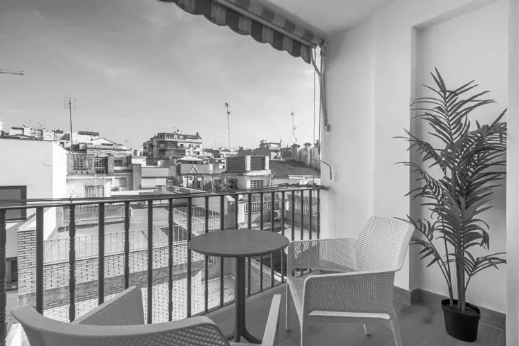 Foto de terraza en un piso en alquiler
