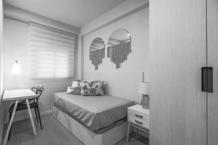 Foto de dormitorio en un piso en alquiler
