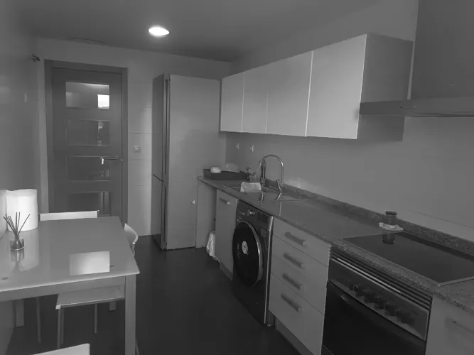 Foto de cocina en un piso en alquiler