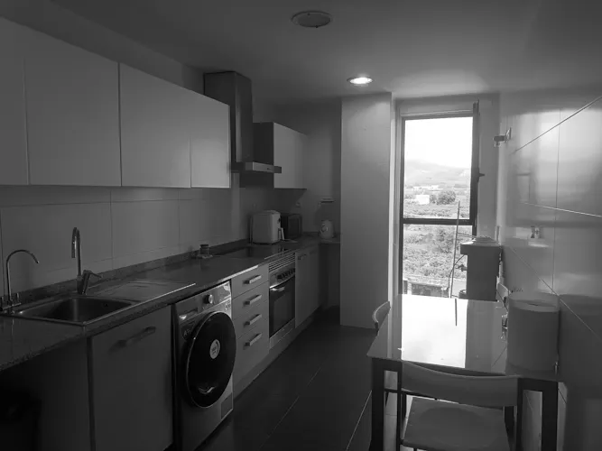 Foto de cocina en un piso en alquiler