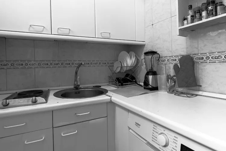 Foto de cocina en un piso en alquiler