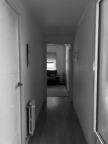 Foto de pasillo en un piso en alquiler