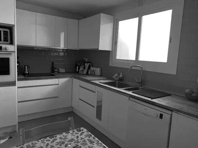 Foto de cocina en un piso en alquiler