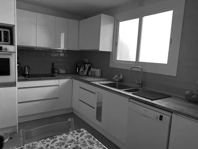 Foto de cocina en un piso en alquiler