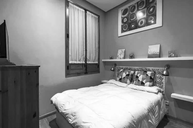 Foto de dormitorio en un piso en alquiler