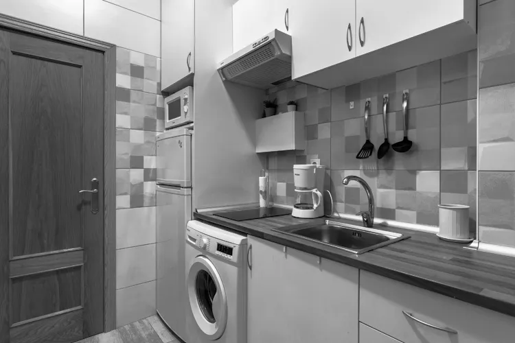 Foto de cocina en un piso en alquiler