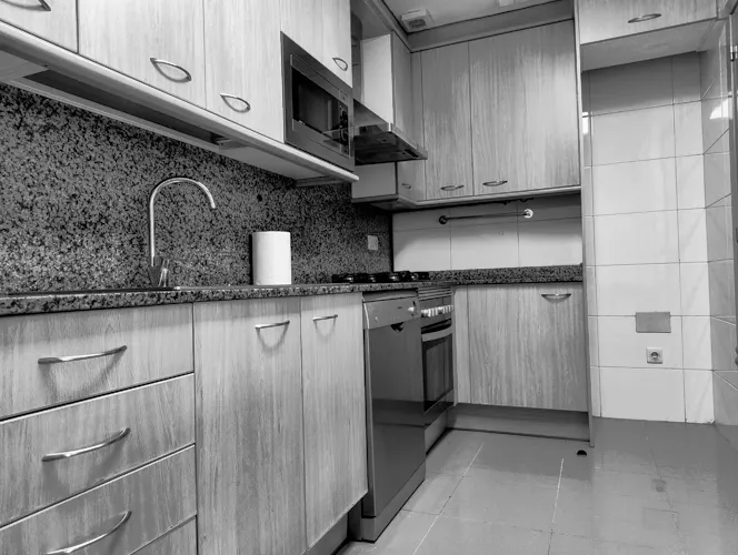 Foto de cocina en un piso en alquiler
