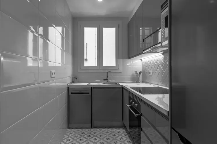 Foto de cocina en un piso en alquiler