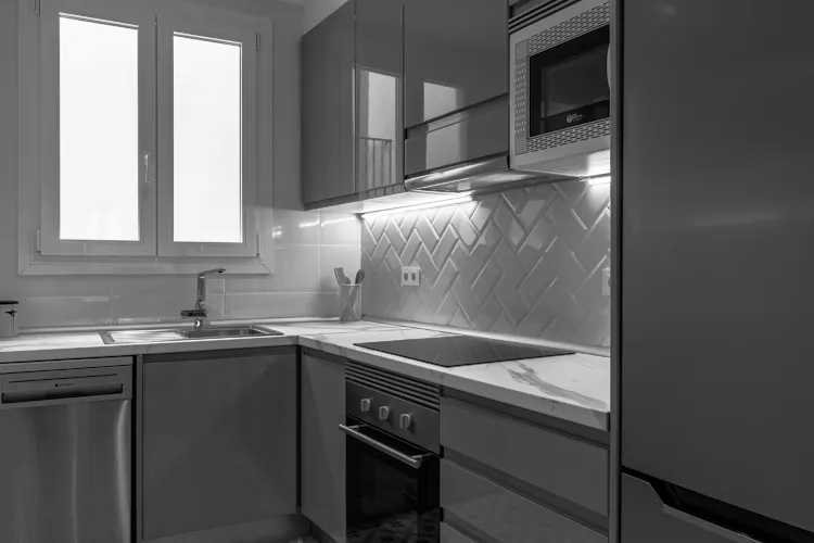 Foto de cocina en un piso en alquiler