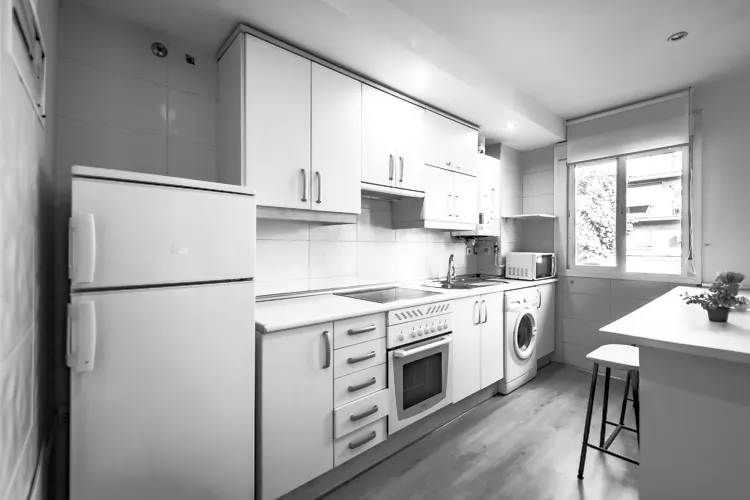 Foto de cocina en un piso en alquiler