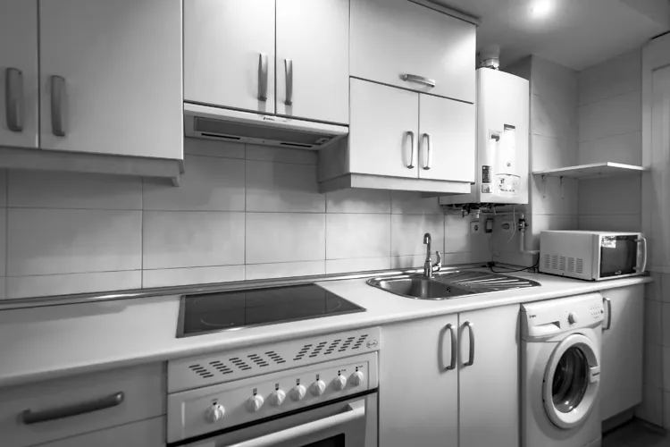 Foto de cocina en un piso en alquiler