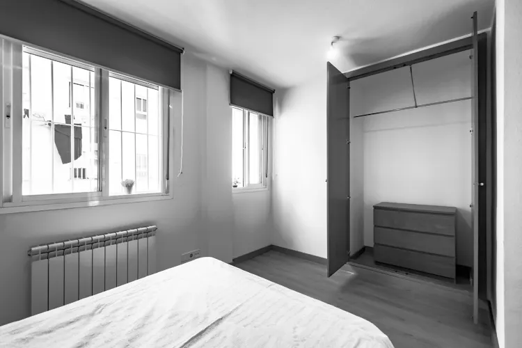 Foto de dormitorio en un piso en alquiler