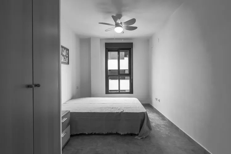 Foto de dormitorio en un piso en alquiler