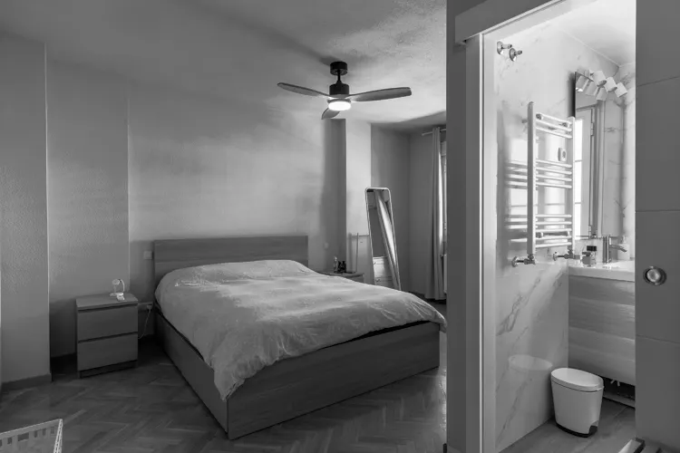 Foto de dormitorio en un piso en alquiler
