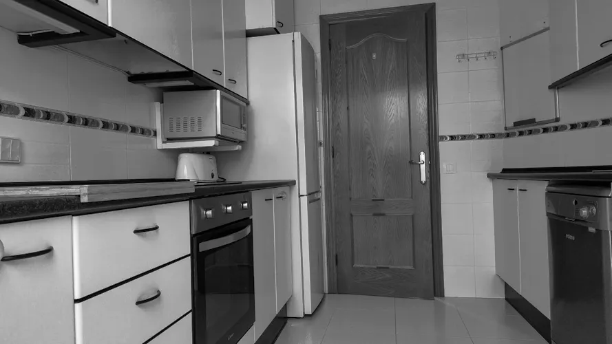 Foto de cocina en un piso en alquiler