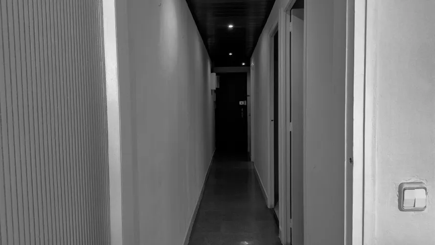 Foto de pasillo en un piso en alquiler