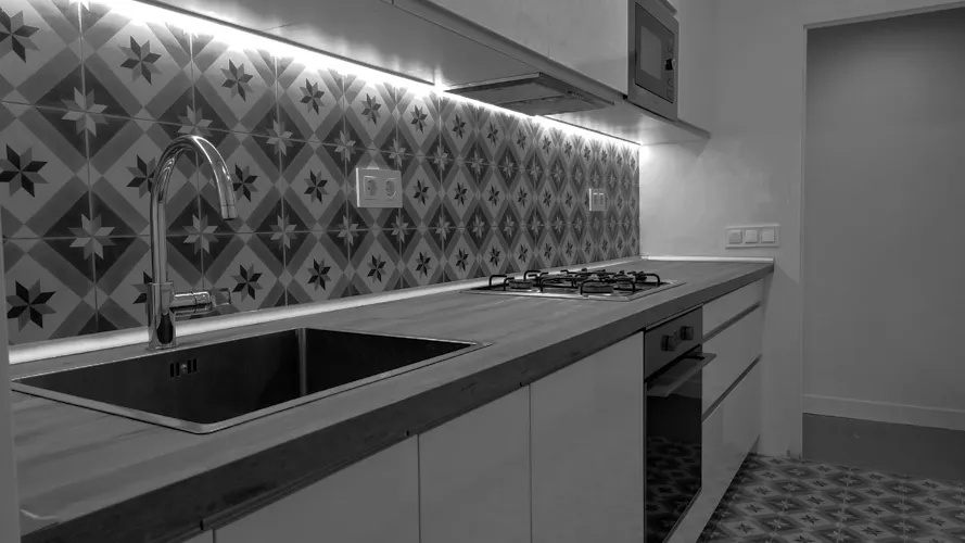 Foto de cocina en un piso en alquiler