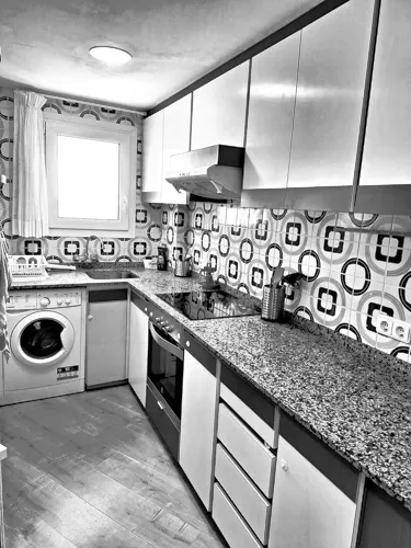 Foto de cocina en un piso en alquiler