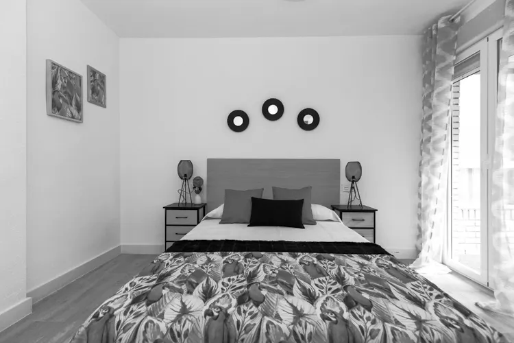 Foto de dormitorio en un piso en alquiler