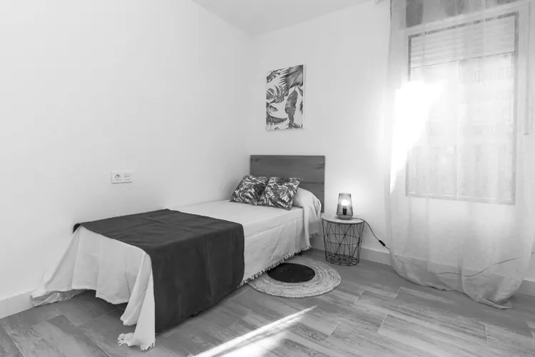 Foto de dormitorio en un piso en alquiler