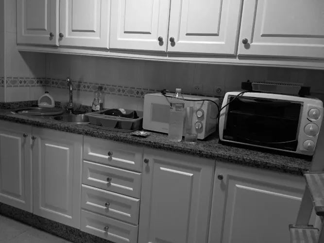 Foto de cocina en un piso en alquiler