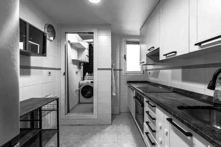 Foto de cocina en un piso en alquiler