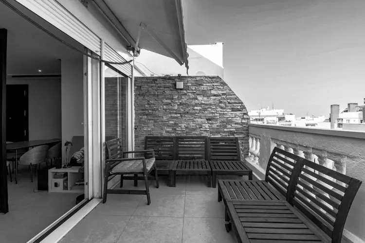 Foto de terraza en un piso en alquiler