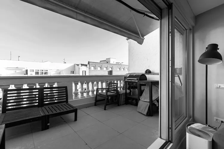 Foto de terraza en un piso en alquiler