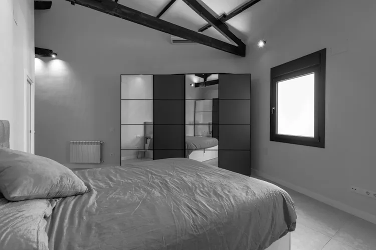 Foto de dormitorio en un piso en alquiler