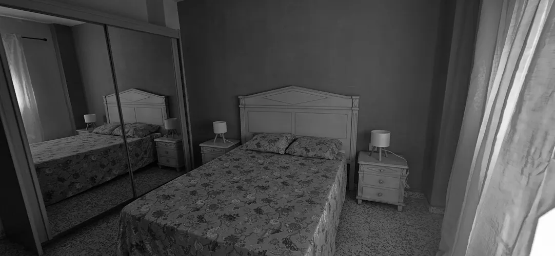 Foto de dormitorio en un piso en alquiler