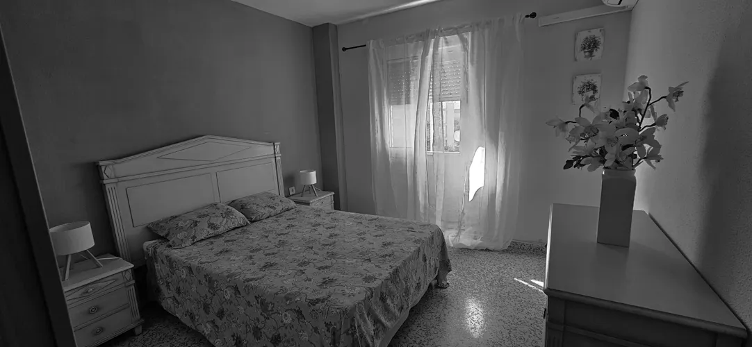 Foto de dormitorio en un piso en alquiler