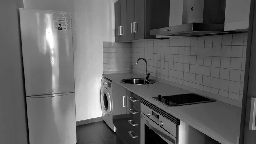 Foto de cocina en un piso en alquiler