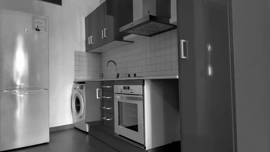 Foto de cocina en un piso en alquiler