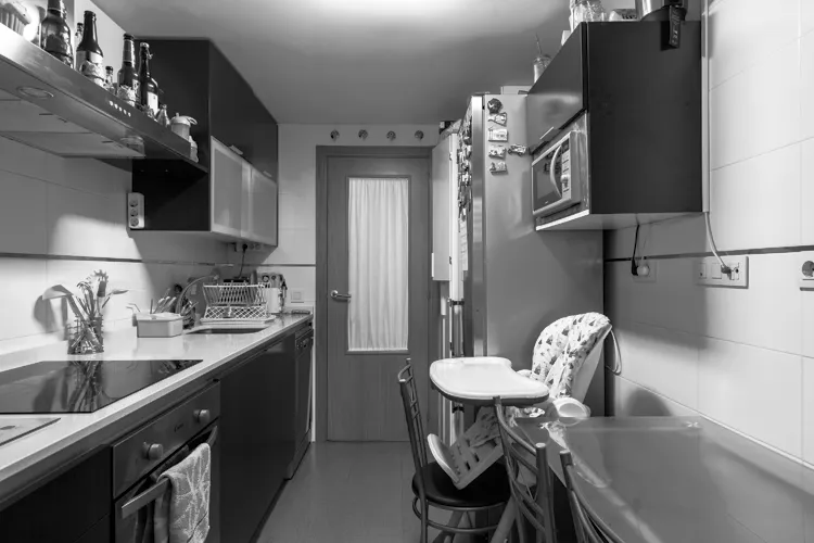 Foto de cocina en un piso en alquiler