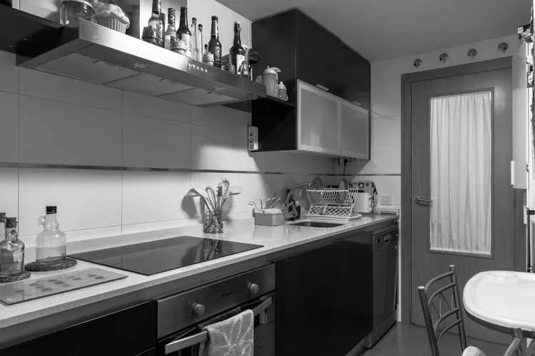 Foto de cocina en un piso en alquiler
