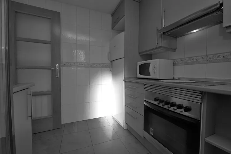 Foto de cocina en un piso en alquiler