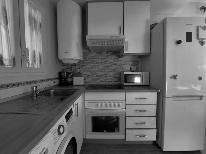 Foto de cocina en un piso en alquiler
