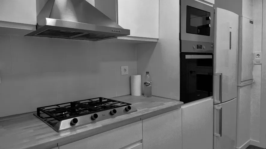 Foto de cocina en un piso en alquiler