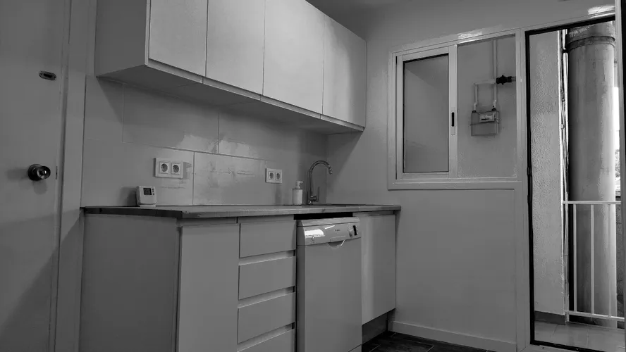 Foto de cocina en un piso en alquiler