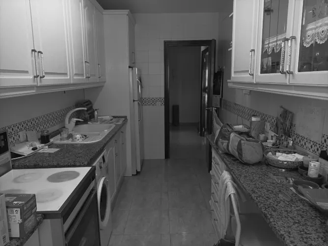 Foto de cocina en un piso en alquiler