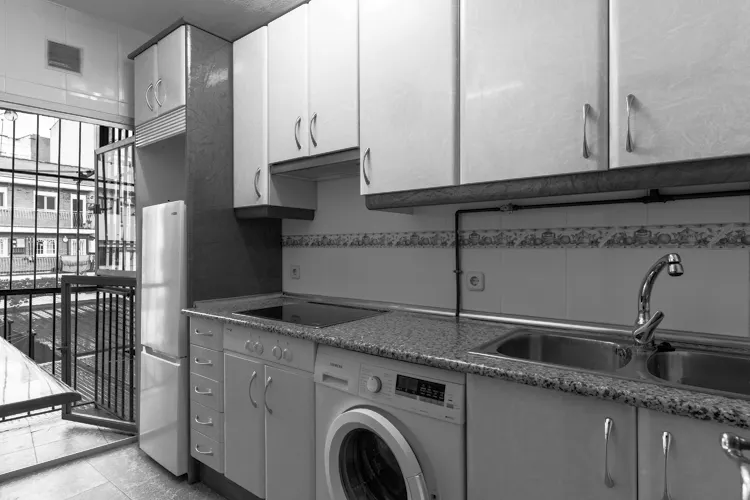 Foto de cocina en un piso en alquiler