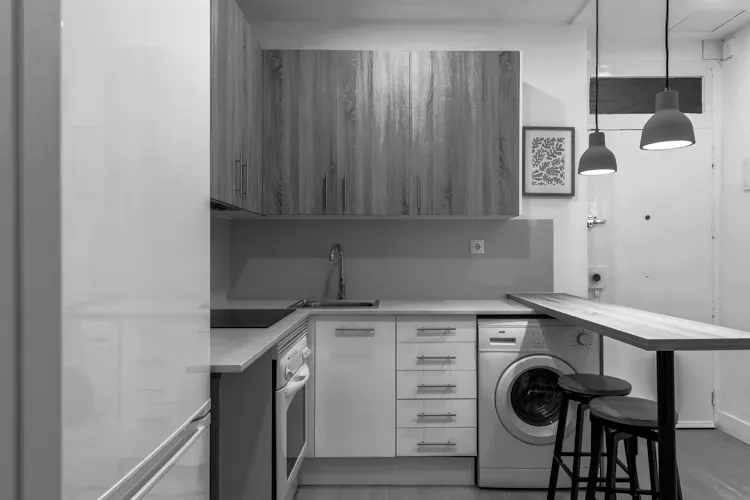Foto de cocina en un piso en alquiler