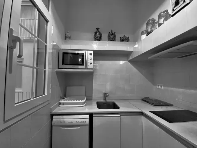 Foto de cocina en un piso en alquiler