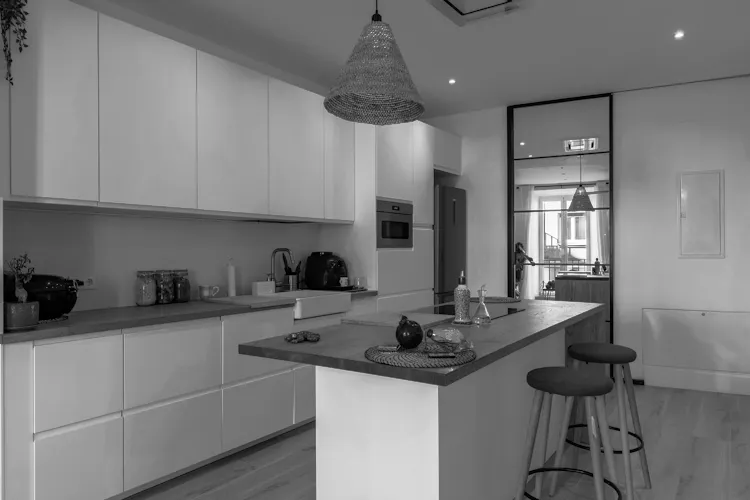 Foto de cocina en un piso en alquiler